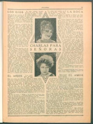 Charlas para señoras