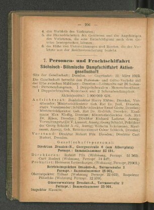 Sächsisch-Böhmische Dampfschiffahrt Aktien-gesellschaft