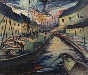 Bau der U-Bahn Spittelmarkt-Stadtmitte durch die Spree