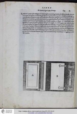 Cap. X: De le porti di legno ò uero di bronzo