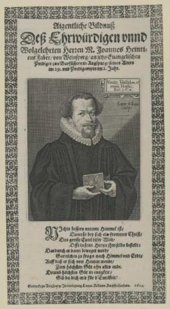 Bildnis des Joannes Heinricus Faber