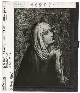 München, Bayerisches Nationalmuseum: Pähler Altar, Maria unter dem Kreuz