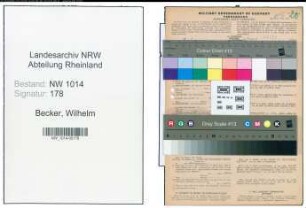 Entnazifizierung Wilhelm Becker , geb. 10.07.1913 (Arbeiter)