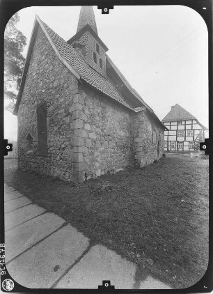 Ellrich. Hospitalkirche St. Spiritus (13. Jh.). Ansicht von Nordost