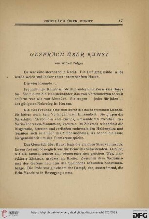 Gespräche über Kunst