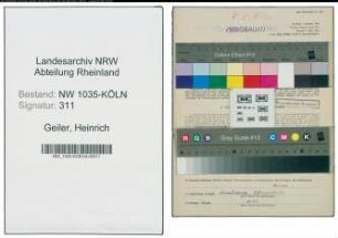 Entnazifizierung Heinrich Geiler , geb. 12.07.1904 (Kaufmaennischer Angestellter)