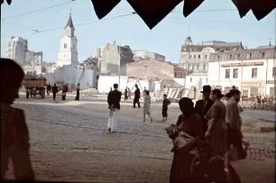 Bukarest: Blick vom Piata Mare, Umbau Boulevard