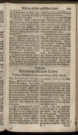 Anhang Etlicher geistlichen Lieder.