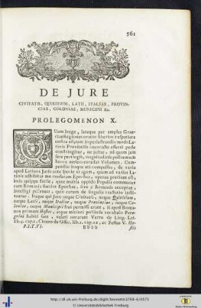 Prolegomenon X.