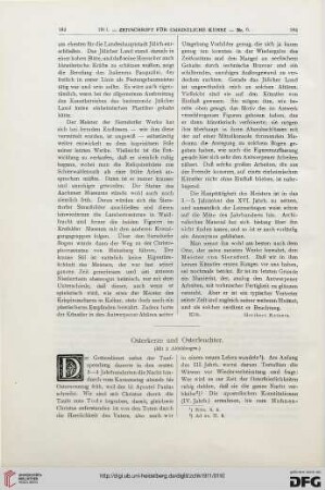 Osterkerze und Osterleuchter