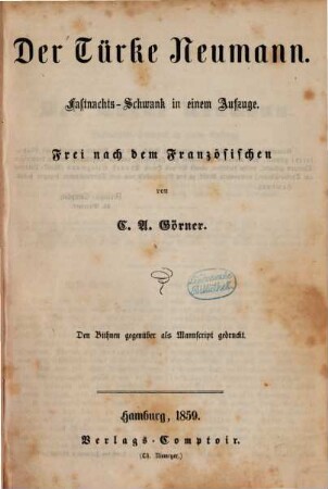 Das Theater des Auslandes. 8. 1858/59, H. 6