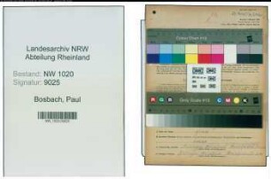 Entnazifizierung Paul Bosbach , geb. 29.06.1911 (Fabrikant)