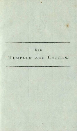 Die Templer von Cypern