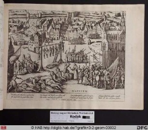 Gräueltaten der spanischen Truppen in Haarlem, 13. Juni 1573.