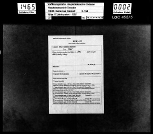 Die Korrespondenz des Grafen von Brühl mit dem Oberhofjägermeister Grafen von Wolffersdorf wegen der Jagd- und Forstsachen während des siebenjährigen Krieges
