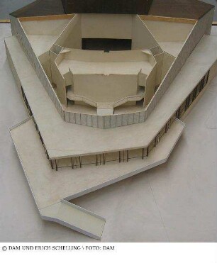 Stadttheater Schweinfurt - Modell des Gesamtgebäudes
