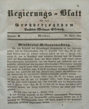 Nr. 3 : 20. April 1844