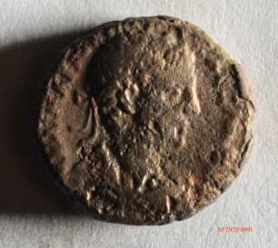 Römische Münze, Nominal Tetradrachme, Prägeherr Elagabal, Prägeort Alexandria, Original