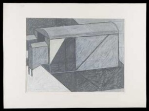Kreidezeichnung der Künstlerin Christa Eichler, o.T., 1987