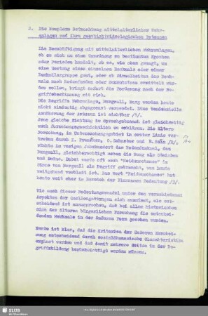 2. Die komplexe Betrachtung mittelalterlicher Wehranlagen und ihre geschichtsideologischen Potenzen