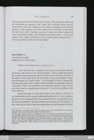 Document 2 The Jews And Their Immigration To Palestine
