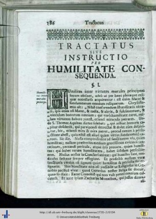 Tractatus Sive Instructio Pro Humilitatis Consequenda