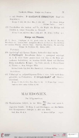 Macedonien (Nr. 482 - 1716)