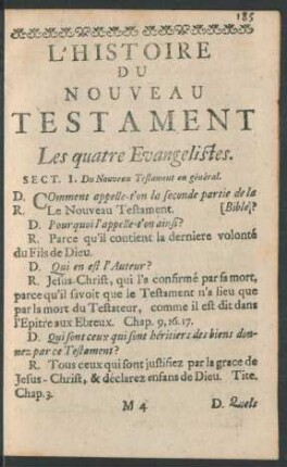L'Histoire Du Nouveau Testament