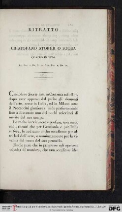 Ritratto Di Cristofano Storer