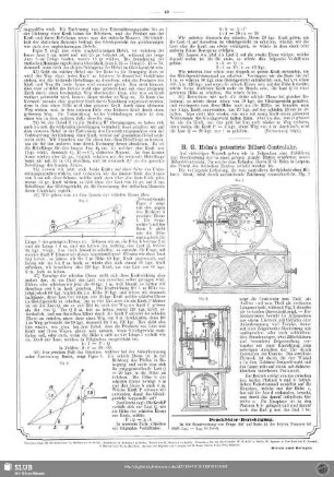 H. G. Helm's patentirte Billard-Controluhr