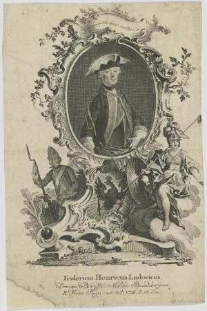 Bildnis des Fridericus Henricus Ludovicus, Princeps Borussiae