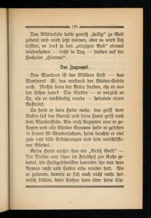 173-182, Der Zugvogel