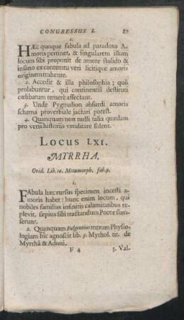 Locus LXI. - LXXX.
