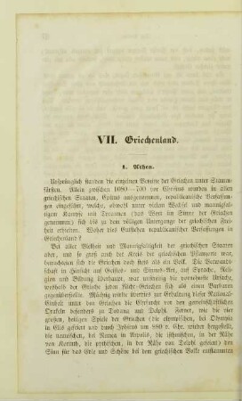 VII. Griechenland