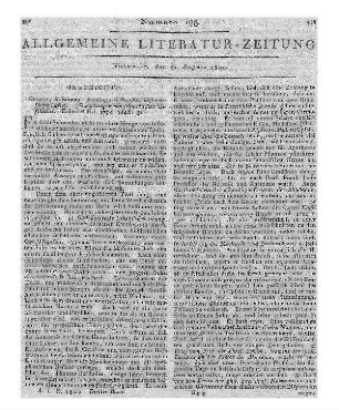 Richter, J.: Oswald Kasperls Abenteuer, von ihm selbst beschrieben. Wien: Rehm 1797