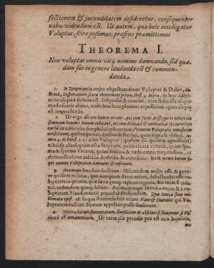 Theorema I. - IV. Et Postremum.