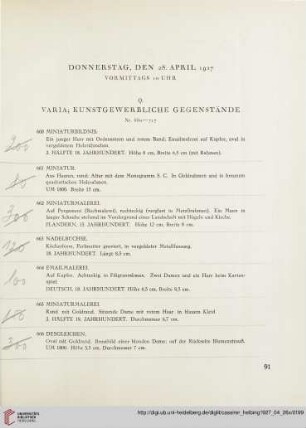Donnerstag, den 28. April 1927