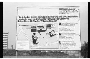 Kleinbildnegativ: Gestapo-Gelände, 1987