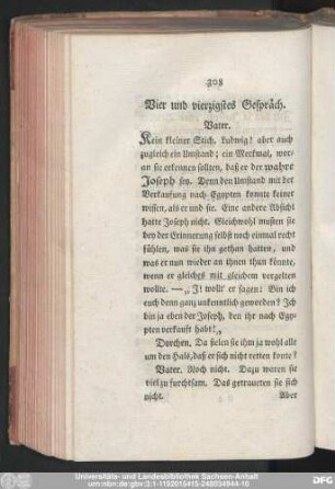Vier und vierzigstes Gespräch.