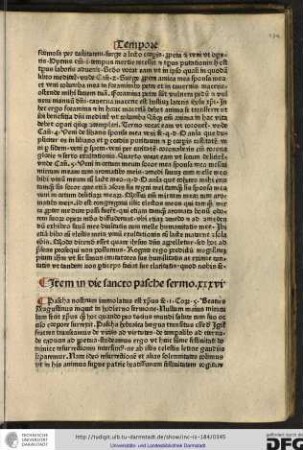 Item in die sancto pasche, sermo xxxvi.