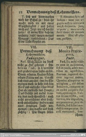 VII. Vermahnung deß Lehrmeisters