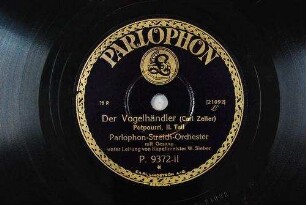 Der Vogelhändler : Potpourri; II. Teil / (Carl Zeller)