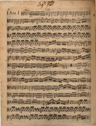 Six duo pour un violon et un alto : oeuvre X