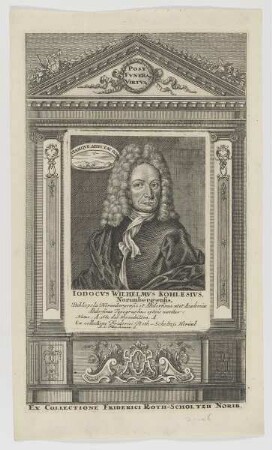 Bildnis des Iodocvs Wilhelmvs Kohlesivs