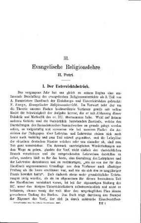 Evangelische Religionslehre