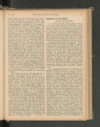 Bulgarien und die Türkei.