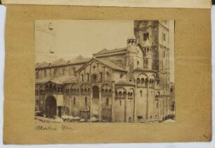 Dom Santa Maria Assunta, Modena: Choransicht (aus: Skizzen- und Fotoalbum 5)