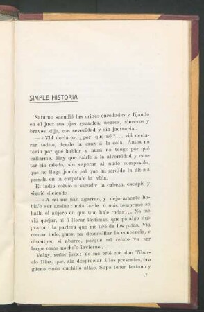Simple historia