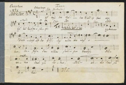 No. 1. Solo und Chor
