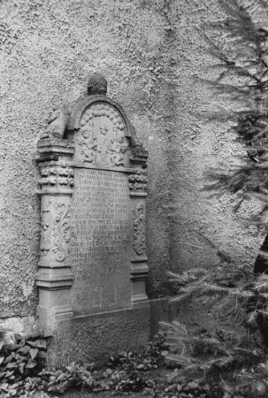 Grabstein des Gotthard Bodenhender(?) (+1754?)
